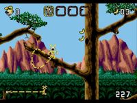 une photo d'Ã©cran de Marsupilami sur Sega Megadrive